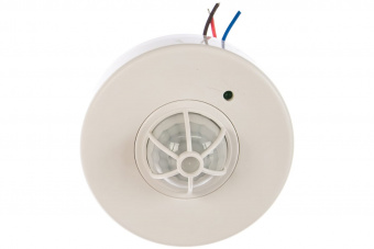 Датчики Датчик движения потолочный ДДП 02, 120°/360°, 1200 Вт, 10-2000 Лк, 2-6 м,10-420 сек. REXANT от магазина РЭССИ