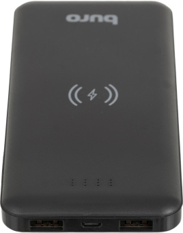 Мобильный аккумулятор Buro BPW10E 10000mAh 2A беспров.зар. черный (BPW10E10PBK) от магазина РЭССИ