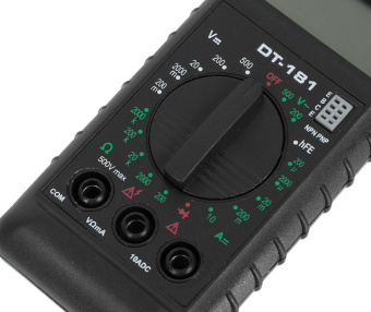 Мультиметр Ресанта DT 181 цифровой черный от магазина РЭССИ