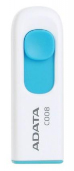 Флеш Диск A-Data 32Gb Classic C008 AC008-32G-RWE USB2.0 белый/синий от магазина РЭССИ