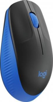 Мышь Logitech M190 черный/синий оптическая (1000dpi) беспроводная USB (2but) от магазина РЭССИ