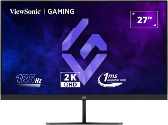 Монитор ViewSonic 27" VX2758A-2K-PRO черный IPS LED 16:9 HDMI M/M матовая 1000:1 250cd 170гр/160гр 2560x1440 185Hz FreeSync DP Quad HD 2K (1440p) 4.9кг от магазина РЭССИ