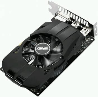 Видеокарта Asus PCI-E PH-GTX1050TI-4G NVIDIA GeForce GTX 1050TI 4096Mb 128 GDDR5 1290/7008 DVIx1 HDMIx1 DPx1 HDCP Ret от магазина РЭССИ