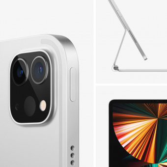 Планшет Apple iPad Pro 2021 MHNQ3RU/A M1 8C RAM16Gb ROM2Tb 12.9" IPS 2732x2048 iOS серебристый 12Mpix 12Mpix BT WiFi Touch 10hr от магазина РЭССИ