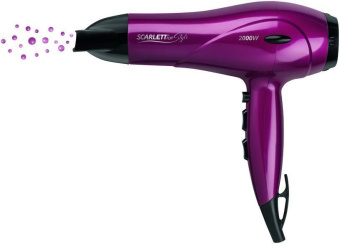 Фен Scarlett SC-HD70I67 2000Вт малиновый/черный (HD70I67) от магазина РЭССИ
