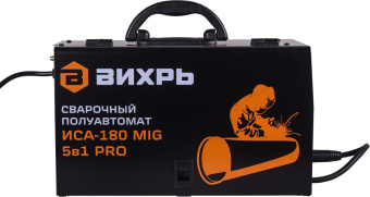 Сварочный полуавтомат Вихрь ИСА-180 MIG PRO инвертор MIG-MAG/FCAW/MMA/Lift TIG 4.8кВт от магазина РЭССИ