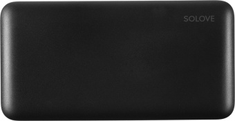 Мобильный аккумулятор Solove 001M+ 10000mAh QC3.0 10.5W 2.1A 2xUSB-A черный (001M+ BLACK RUS) от магазина РЭССИ