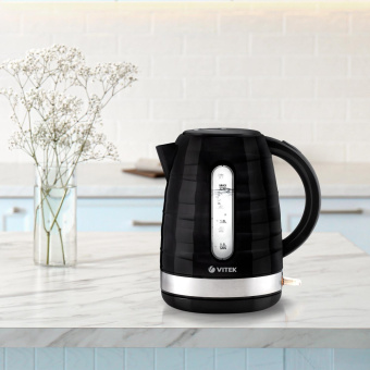 Чайник электрический Vitek VT-1174 1.7л. 2200Вт черный корпус: пластик от магазина РЭССИ