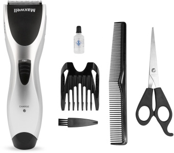 Машинка для стрижки Maxwell MW-2103 серебристый (насадок в компл:1шт) от магазина РЭССИ