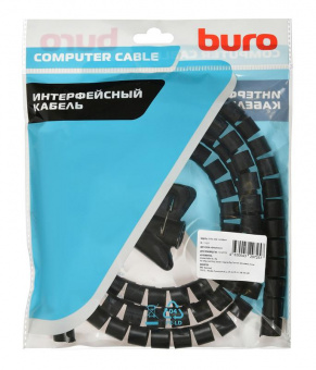 Кабельный органайзер Buro BHP CG155B Spiral Hose 15x1500mm Black от магазина РЭССИ