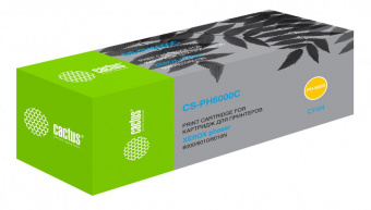 Картридж лазерный Cactus CS-PH6000C 106R01631 голубой (1000стр.) для Xerox Phaser 6000/6010 от магазина РЭССИ