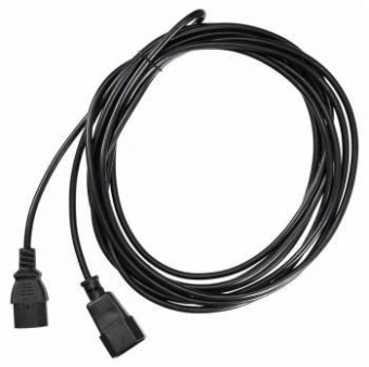 Кабель-удлинитель Buro AN23-1008-5 IEC C13 IEC C14 5м черный от магазина РЭССИ