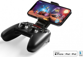 Геймпад Steelseries Nimbus+ Apple Arcade черный Bluetooth Беспроводной виброотдача обратная связь от магазина РЭССИ