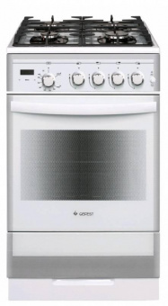 Плита Газовая Gefest ПГ 5500-03 0042 белый (без крышки) реш.чугун от магазина РЭССИ