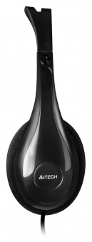 Наушники с микрофоном A4Tech HS-9 черный 1.8м накладные оголовье (HS-9 (BLACK)) от магазина РЭССИ