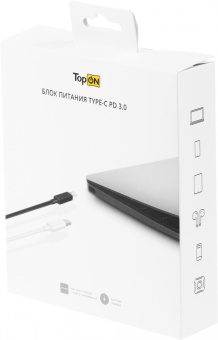 Блок питания TopON TOP-MI65-WHITE автоматический 65W 5V-20.3V 3.25A от бытовой электросети от магазина РЭССИ