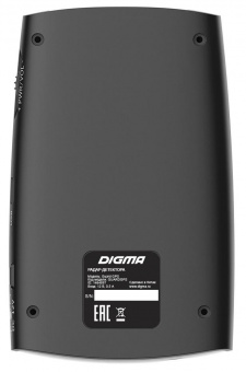 Радар-детектор Digma Guard GPS приемник черный от магазина РЭССИ