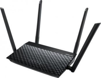 Роутер беспроводной Asus RT-N19 N600 10/100BASE-TX черный от магазина РЭССИ
