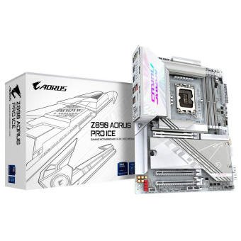 Материнская плата Gigabyte Z890 AORUS PRO ICE Soc-1851 Intel Z890 4xDDR5 ATX AC`97 8ch(7.1) 5Gigabit RAID от магазина РЭССИ
