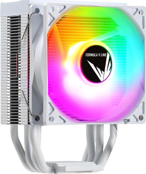 Устройство охлаждения(кулер) Formula Ice Burg ARPW 4P ARGB Soc-AM5/AM4/1151/1200/1700 белый 4-pin 17-34dB Al+Cu 170W Ret от магазина РЭССИ