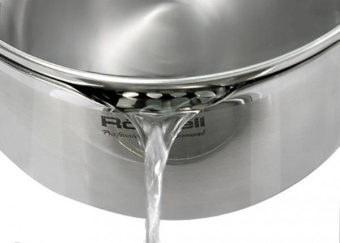 Кастрюля Rondell Strike Grey Ultra RDS-1949 4.8л. d=24см (с крышкой) стальной от магазина РЭССИ