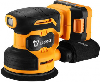 Эксцентриковая шлифовальная машина Deko DKCG20-125 от магазина РЭССИ