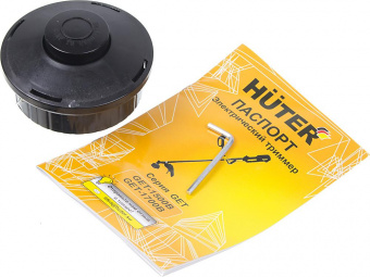 Триммер электрический Huter GET-1500B 1500Вт разбор.штан. реж.эл.:леска/нож от магазина РЭССИ