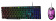 Клавиатура + мышь Оклик 400GMK клав:черный мышь:черный USB LED (1546779) от магазина РЭССИ