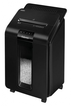 Шредер Fellowes AutoMax 100M с автоподачей (секр.P-4) перекрестный 100лист. 23лтр. скрепки скобы пл.карты от магазина РЭССИ