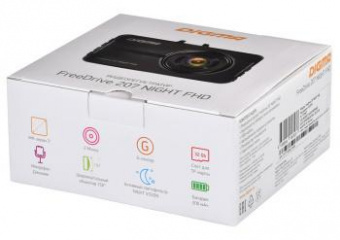 Видеорегистратор Digma FreeDrive 207 Night FHD черный 2Mpix 1080x1920 1080p 150гр. GP2247 от магазина РЭССИ