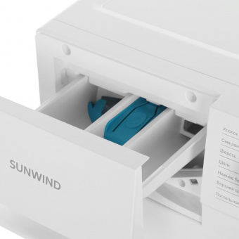 Стиральная машина SunWind SWMA6004 класс: A+ загр.фронтальная макс.:6кг белый от магазина РЭССИ