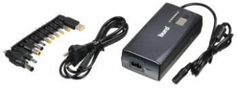 Блок питания Buro BUM-1245M90 ручной 90W 12V-24V 11-connectors 3.5A 1xUSB 1A от бытовой электросети LСD индикатор от магазина РЭССИ