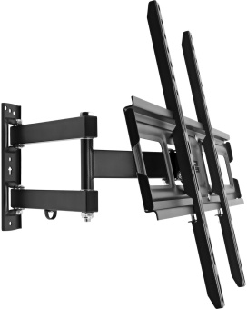 Кронштейн для телевизора Buro MF2 черный 32"-70" макс.35кг настенный поворотно-выдвижной и наклонный от магазина РЭССИ