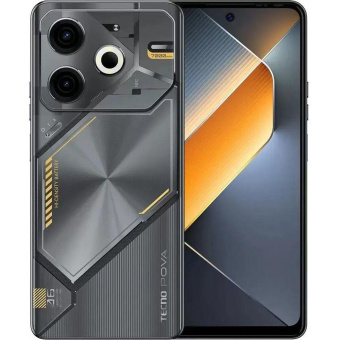 Смартфон Tecno POVA 6 Neo 256Gb 8Gb черный моноблок 3G 4G 6.8" 1080x2460 Android 14 108Mpix 802.11 a/b/g/n/ac NFC GPS GSM900/1800 TouchSc Protect от магазина РЭССИ