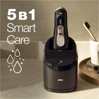 Бритва сетчатая Braun Series 9 pro 9465cc реж.эл.:5 питан.:аккум. черный от магазина РЭССИ