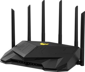 Маршрутизатор Asus TUF-AX6000 AX6000 2.5GE/USB3.0 компл.:устройство/крепления/адаптер черный (упак.:1шт) от магазина РЭССИ