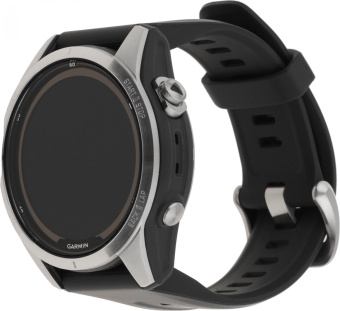 Смарт-часы Garmin Fenix 7S Pro 30.4мм 1.2" transflective корп.серебристый рем.графитовый (010-02776-00) от магазина РЭССИ