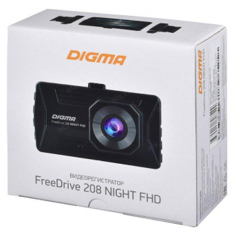 Видеорегистратор Digma FreeDrive 208 Night FHD черный 2Mpix 1080x1920 1080p 170гр. GP6248A от магазина РЭССИ