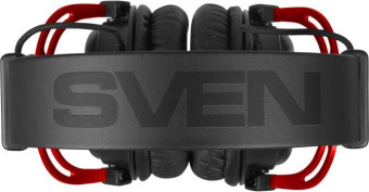 Наушники с микрофоном Sven AP-G1000MV черный/красный 2.2м мониторные оголовье (SV-020361) от магазина РЭССИ