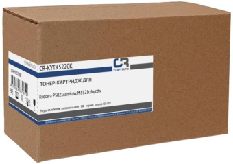 Картридж лазерный CopyRite CR-KYTK5220K TK-5220K черный (1200стр.) для Kyocera P5021cdn/cdw, M5521cdn/cdw от магазина РЭССИ
