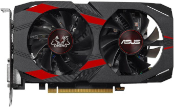 Видеокарта Asus PCI-E CERBERUS-GTX1050TI-O4G NVIDIA GeForce GTX 1050TI 4096Mb 128 GDDR5 1366/7008 DVIx1 HDMIx1 DPx1 HDCP Ret от магазина РЭССИ