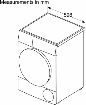 Сушильная машина Bosch Serie 8 WQB245B0ME пан.англ. кл.энер.:A+++ макс.загр.:9кг белый от магазина РЭССИ