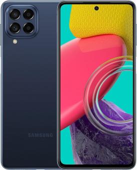 Смартфон Samsung SM-M536 Galaxy M53 256Gb 8Gb синий моноблок 3G 4G 2Sim 6.7" 1080x2400 Android 11 108Mpix 802.11 a/b/g/n/ac NFC GPS GSM900/1800 GSM1900 TouchSc A-GPS microSD max1024Gb от магазина РЭССИ