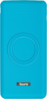 Мобильный аккумулятор Buro BPQ10F 10000mAh QC3.0/PD3.0 3A беспров.зар. синий (BPQ10F18PBL) от магазина РЭССИ