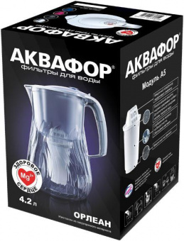 Кувшин Аквафор Орлеан белый 4.2л. от магазина РЭССИ