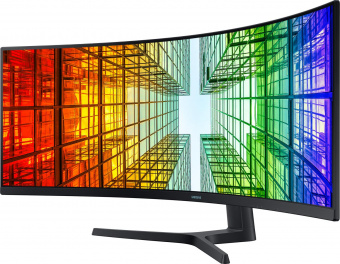 Монитор Samsung 49" LS49A950UIIXCI черный VA LED 32:9 HDMI M/M матовая HAS Piv 250cd 178гр/178гр 5120x1440 120Hz DP 2K USB 14.6кг от магазина РЭССИ