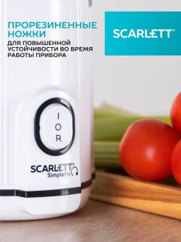 Соковыжималка шнековая Scarlett SC-JE50S63 400Вт рез.сок.:600мл. белый от магазина РЭССИ