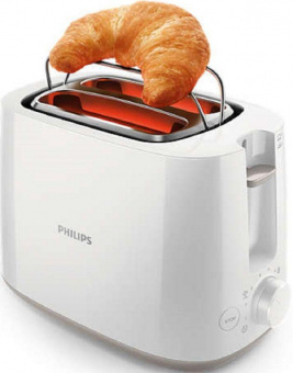 Тостер Philips HD2581/00 830Вт белый от магазина РЭССИ