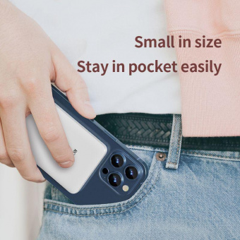 Мобильный аккумулятор Romoss WSS05 5000mAh 3A PD беспров.зар. белый от магазина РЭССИ