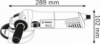 Углошлифовальная машина Bosch GWS 9-125 900Вт 11000об/мин рез.шпин.:M14 d=125мм от магазина РЭССИ